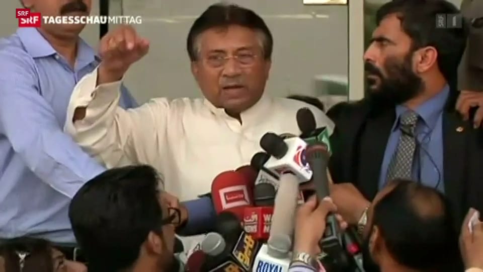 Archiv: Hochverrats-Prozess gegen Musharraf (20.08.2013)