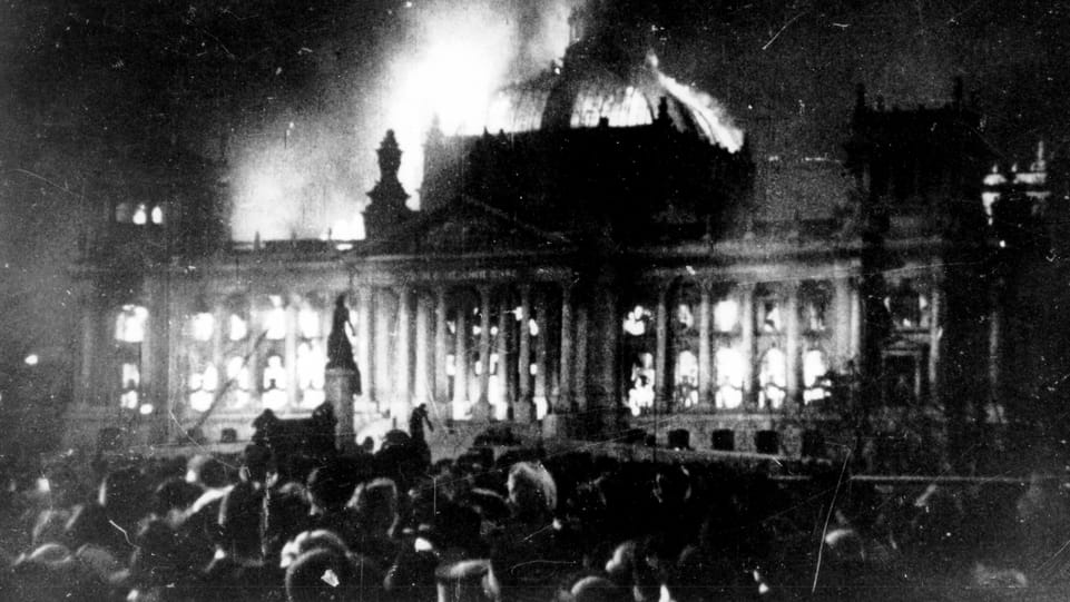 Bekanntes Reichstagsbrand-Foto ist gestellt