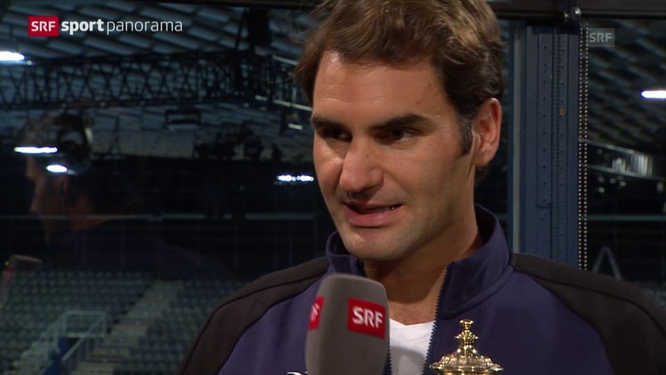 Roger Federer über seinen Triumph