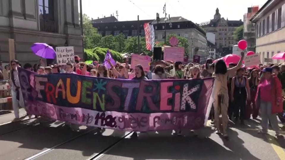 Frauenstreik in Basel