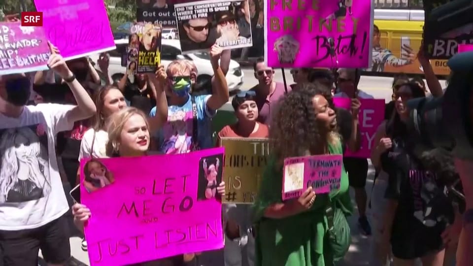 Fans protestieren in Los Angeles für Britney Spears