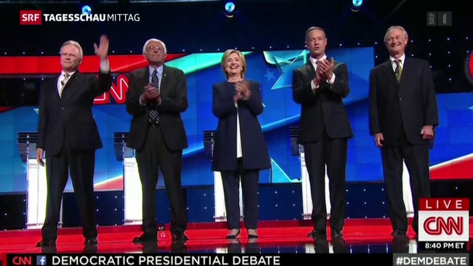 Clinton als Siegerin der TV-Debatte