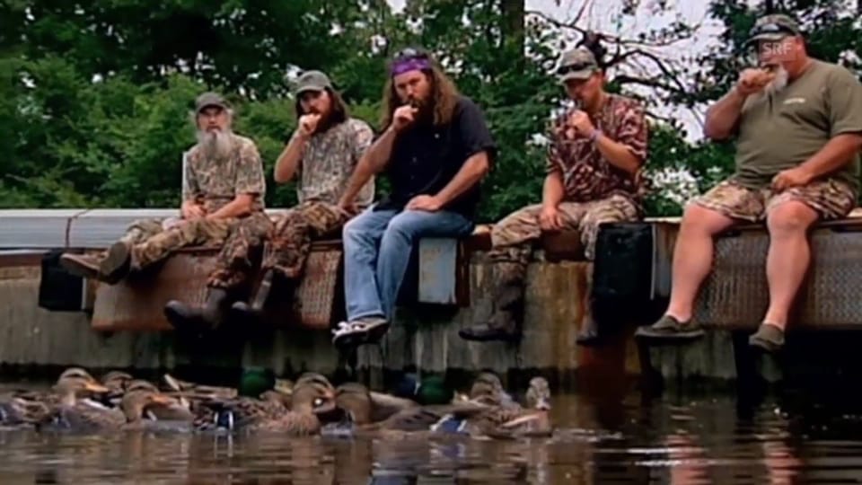 Wenn harte Männer quaken: Szene aus «Duck Dynasty»