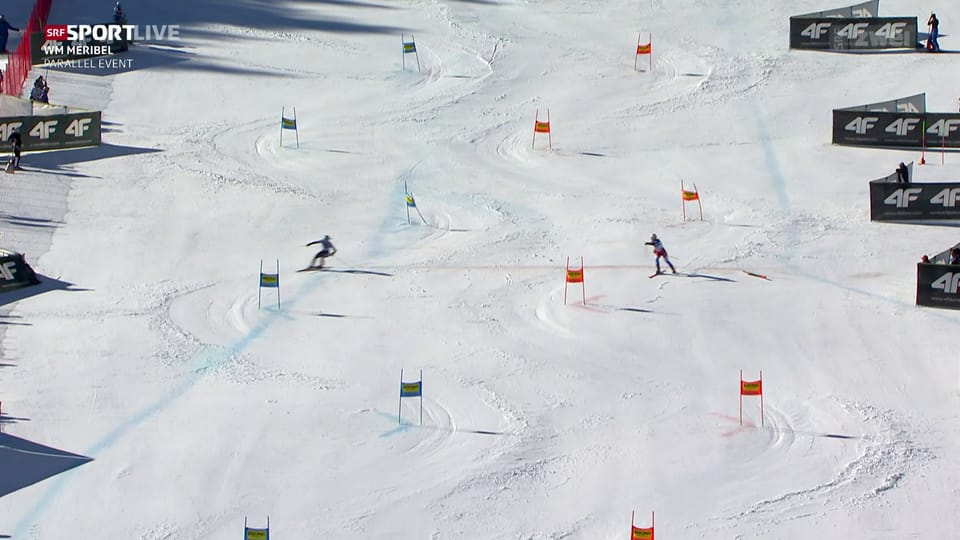 Der Ski ist weg: Pech für Lamure