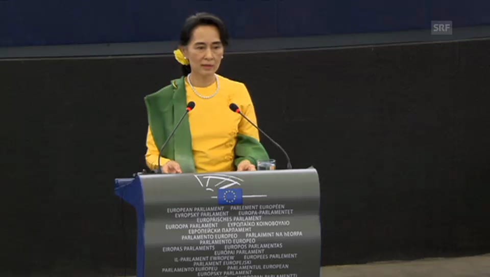 Rede von Aung San Suu Kyi zum Erhalt des Sacharov-Preises