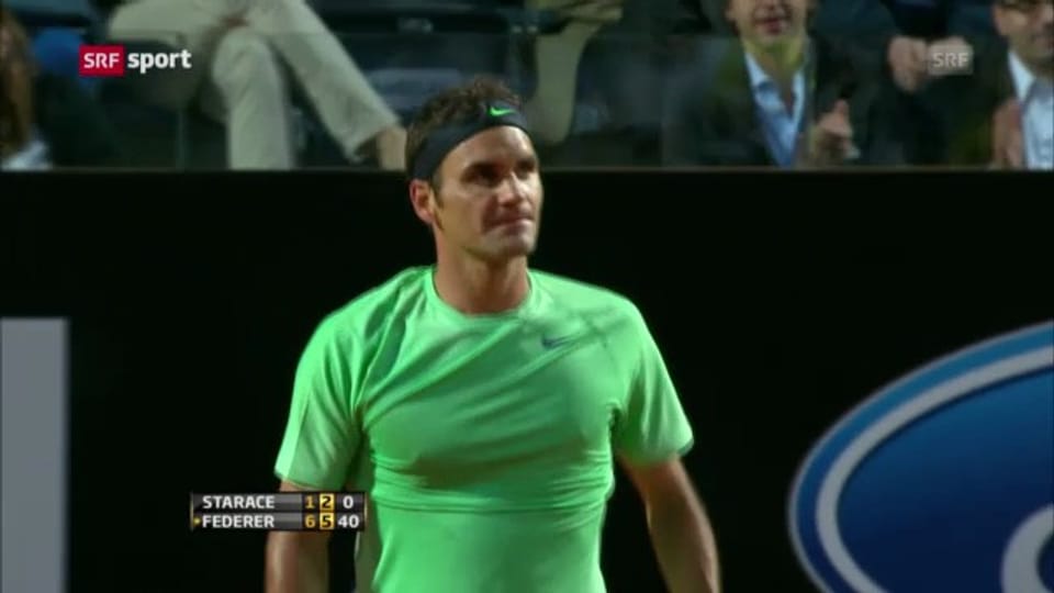ATP Rom: Federer - Starace («sportaktuell»)