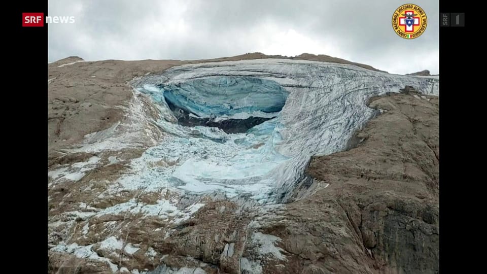 Gletscherabbruch in Italien fordert Tote