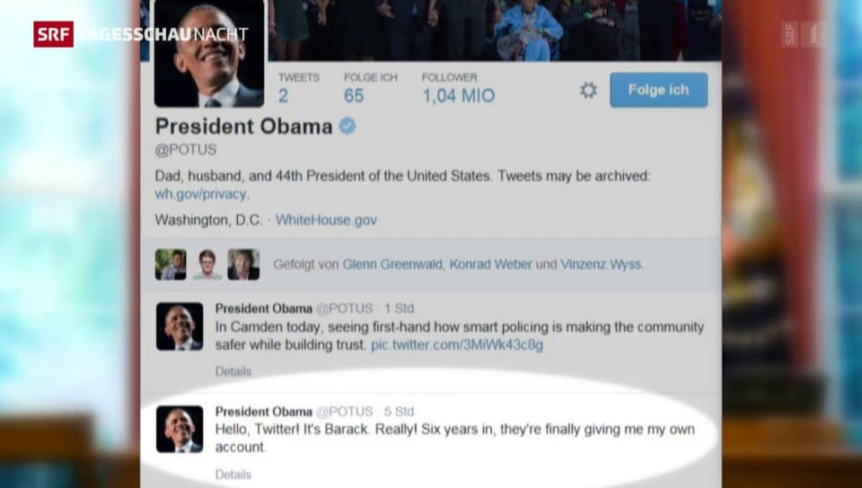 Barack Obama twittert jetzt selbst