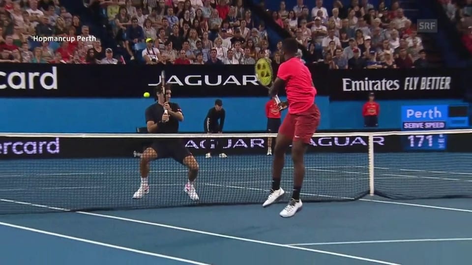 Federer und Tiafoe schiessen sich gegenseitig ab