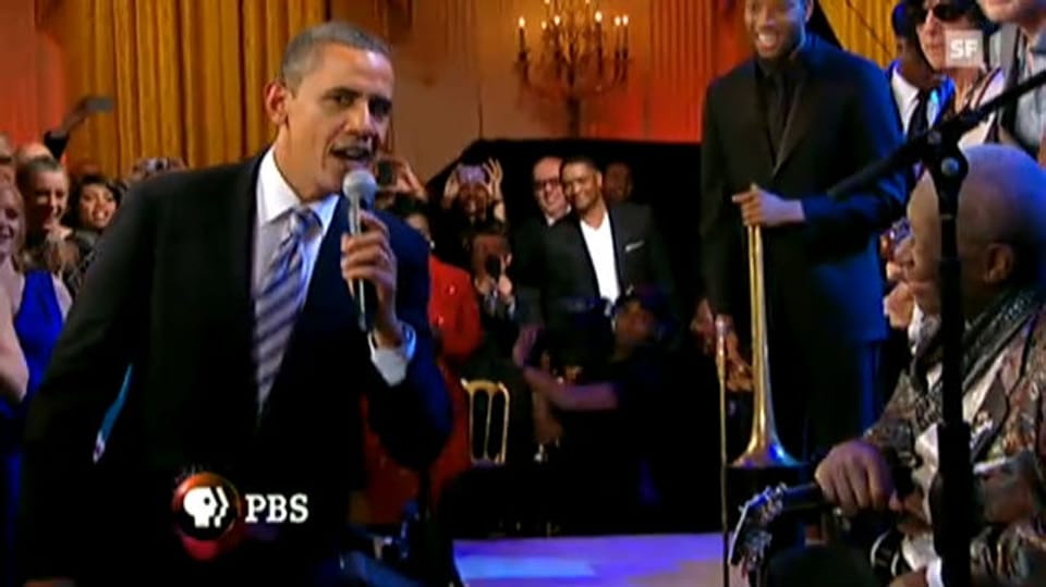 Obama singt den Blues