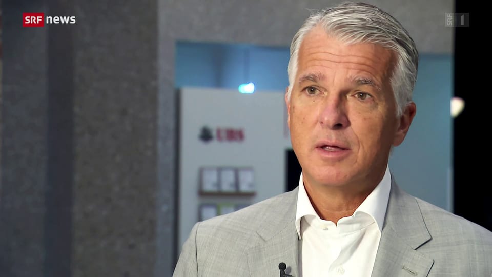 UBS-Chef Sergio Ermotti im Gespräch zu den Übernahmeplänen