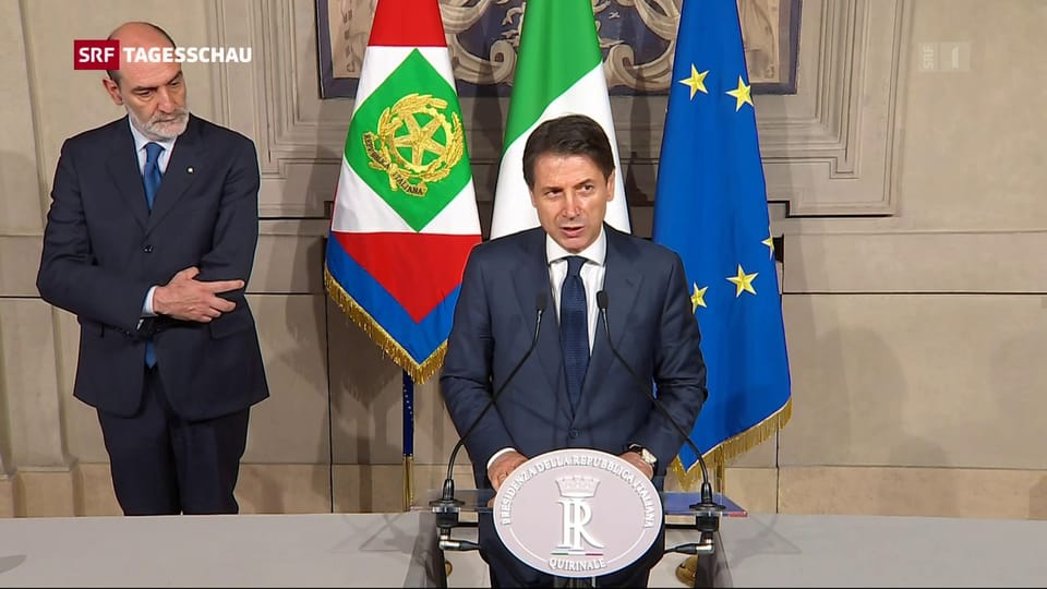 Giuseppe Conte gibt Mandat ab