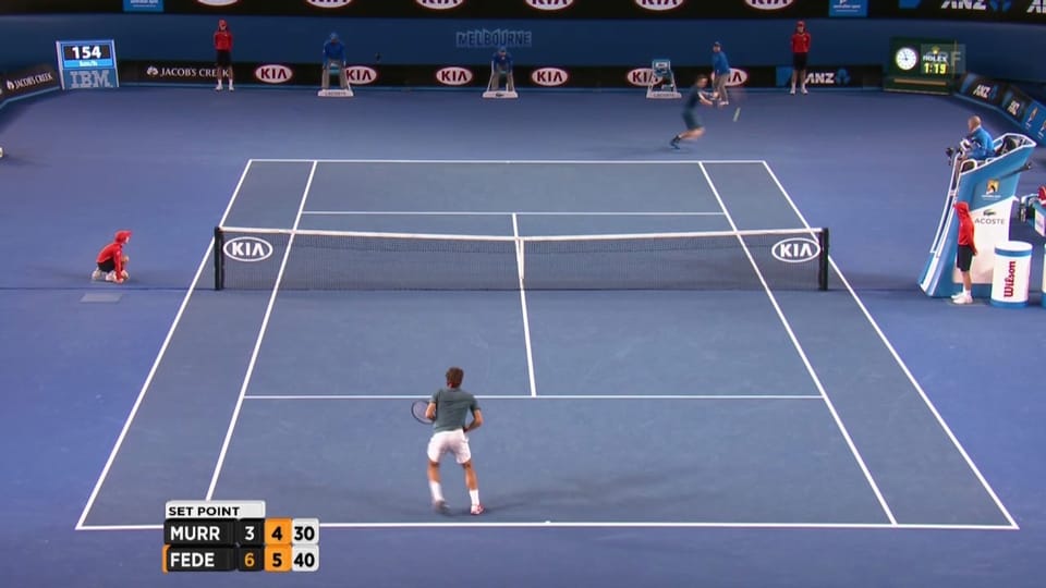 Highlights Federer - Murray («sportlive», 22.01.2014)