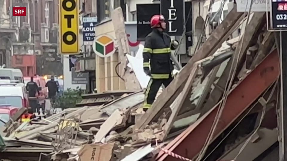 Zwei Gebäude in Lille eingestürzt