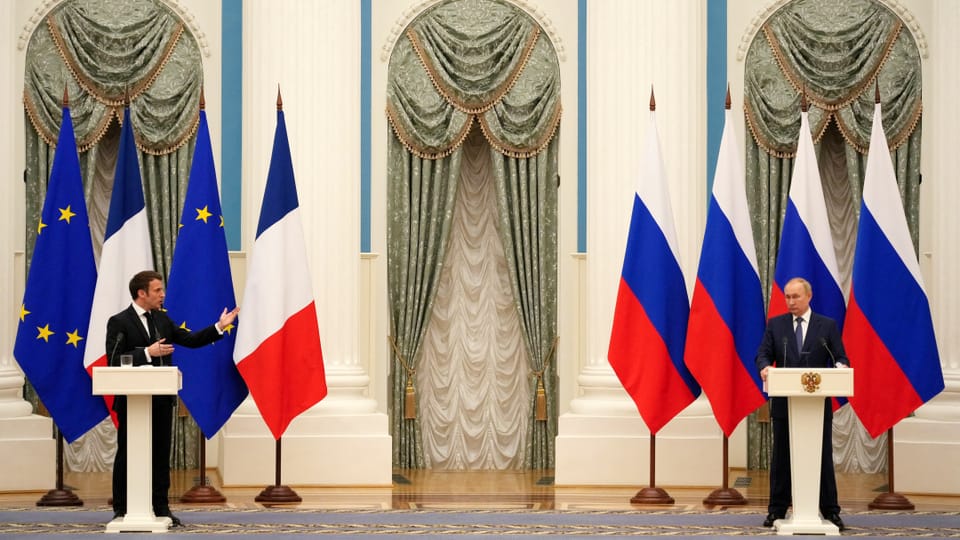 Macron und Putin treffen sich betreffend Ukraine-Krise