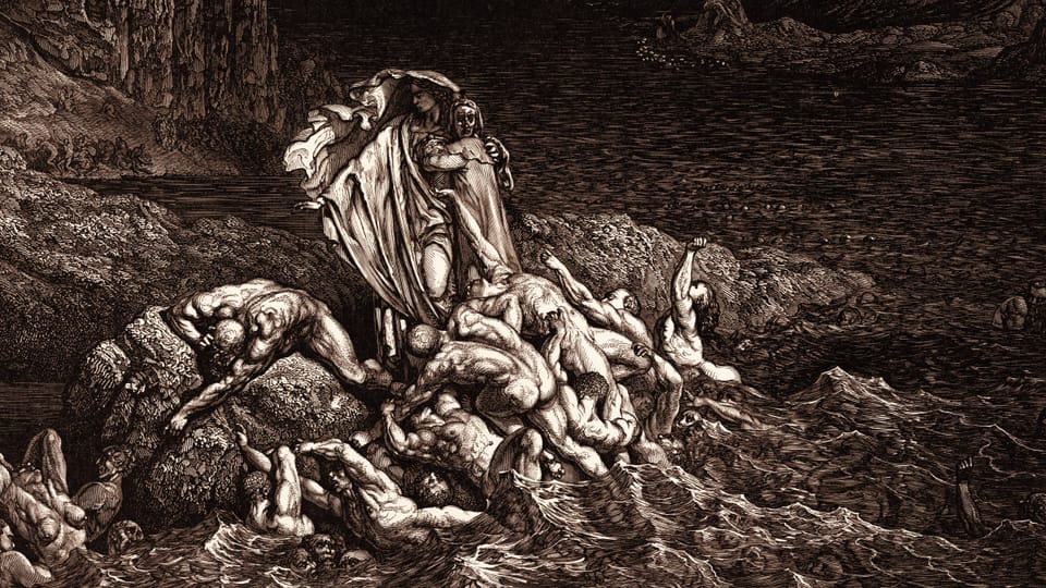 Kunstschau zu Dantes Inferno in Rom