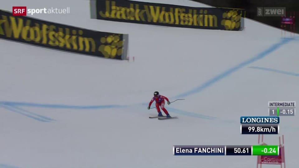 2015: Fanchini gewinnt überraschend die Abfahrt in Cortina