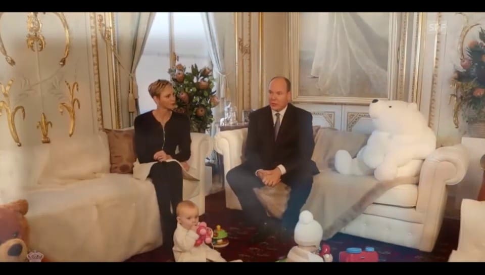 Das Fürstenpaar von Monaco im Baby-Interview