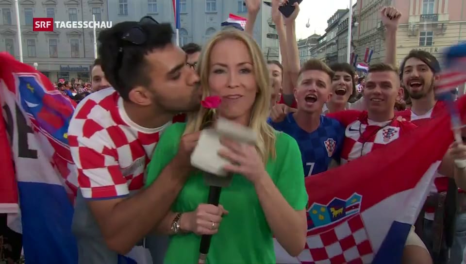 Riesiger Jubel nach dem WM-Final in Kroatien