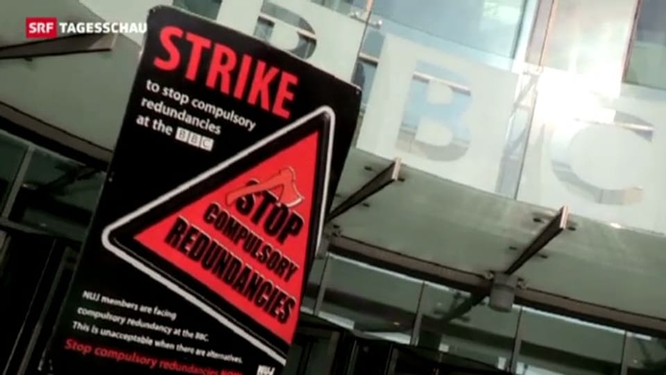 Radio- und TV-Streik in Grossbritannien