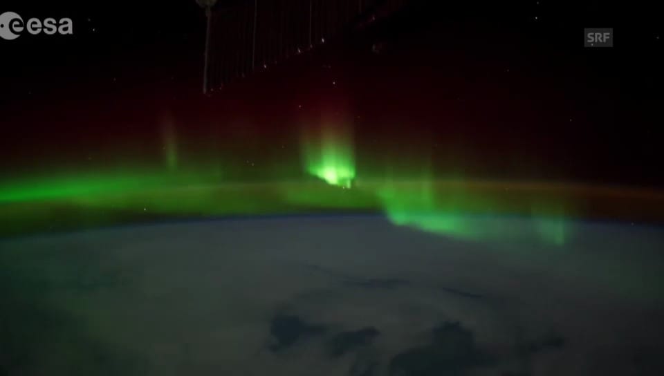 Das Naturspektakel «Aurora borealis» (ESA-Bilder/Archiv) 
