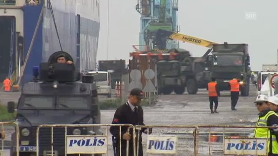 Deutsche Patriot-Raketen kommen in der Türkei an (unkommentiert)