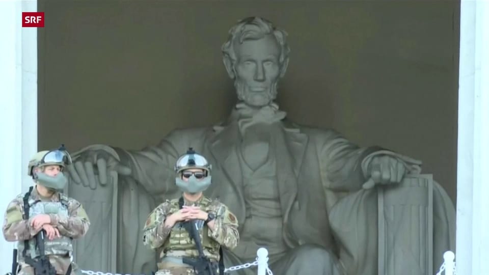 Rückblick BLM: Bewachtes Lincoln Memorial
