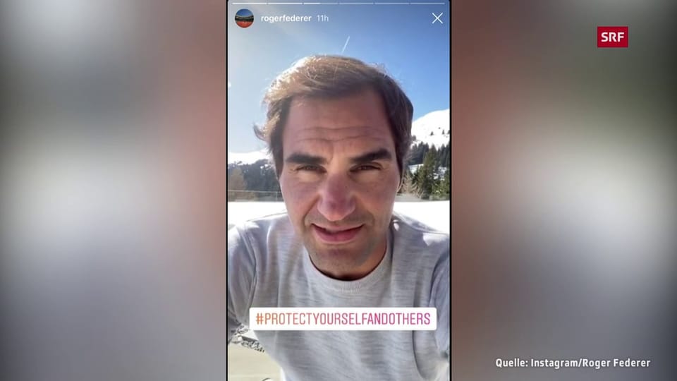 Federer nimmt Bersets Corona-Challenge an