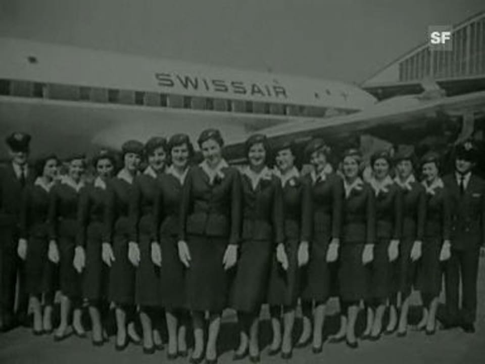 Aus dem Archiv: Hubert verpasst der Swissair einen neuen Look
