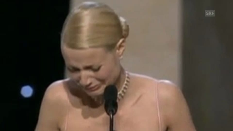 Gwyneth Paltrow schluchzt bei Oscar-Rede (1998)