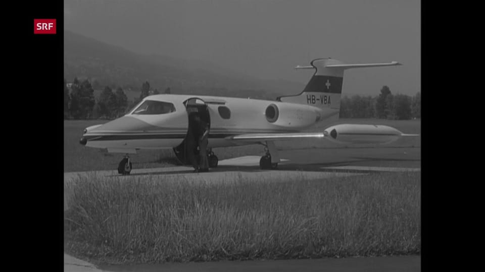 Ein TV-Bericht über den «Learjet» aus dem Jahr 1966