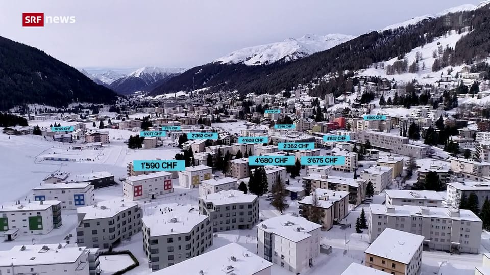 In Davos explodieren die Übernachtungspreise während des WEF
