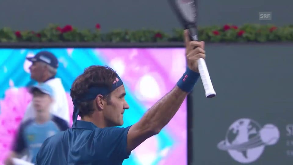 Indian Wells 2019: Federer gewinnt Schweizer Duell mit Wawrinka