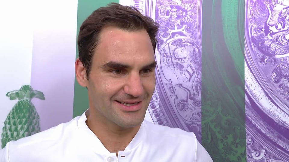 Federer: «Schön, neue Gesichter zu sehen» (engl.)