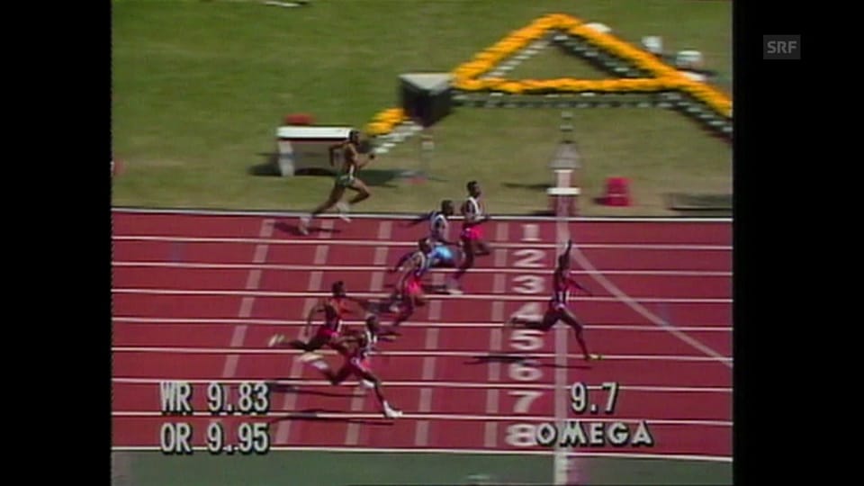 Johnson vs. Lewis: Der 100-m-Final von Seoul 1988