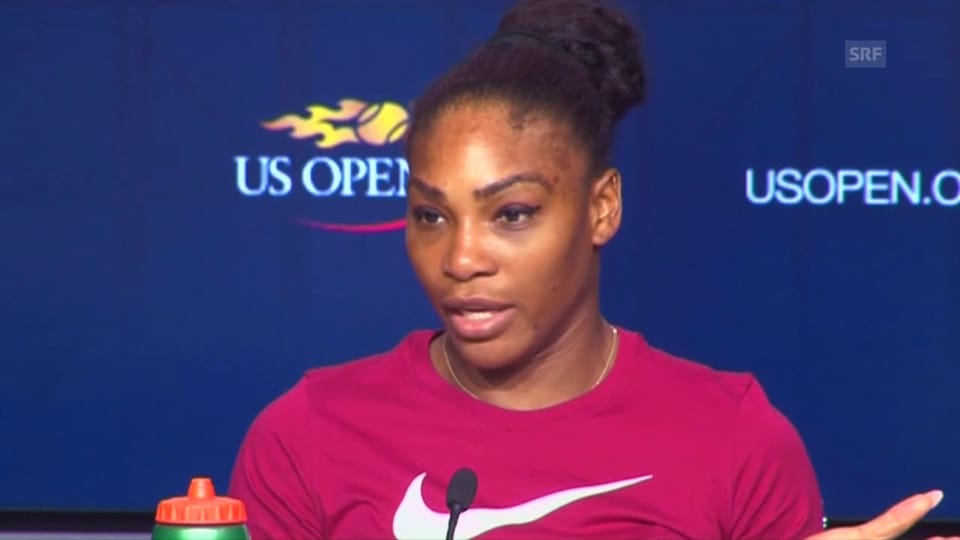 Serena Williams erklärt ihre Niederlage (sntv, engl.)