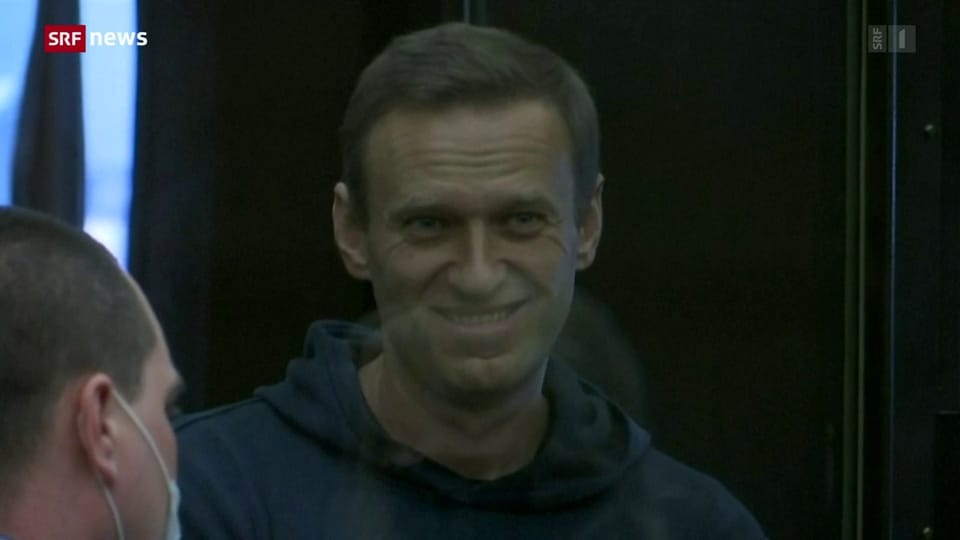 Prozess gegen Oppositionspolitiker Alexey Nawalny.