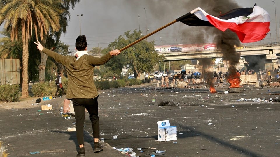 Protestradio in Bagdad