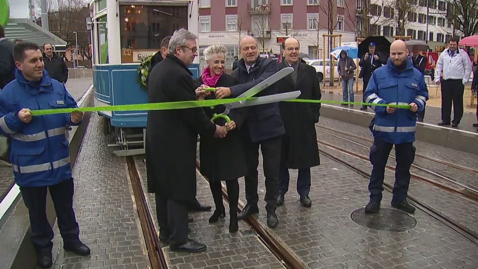 Eröffnung Tram Hardbrücke