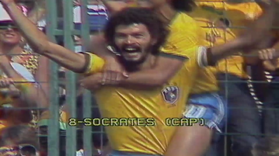 Socrates' Tor an der WM 1982 gegen Italien