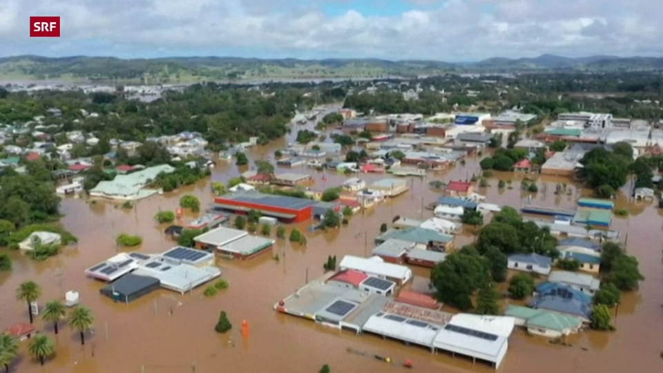 Diese Bilder zeigen das Ausmass der Überschwemmungen