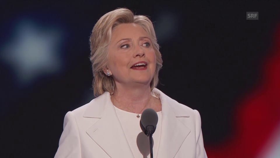 Clinton nimmt Nominierung an