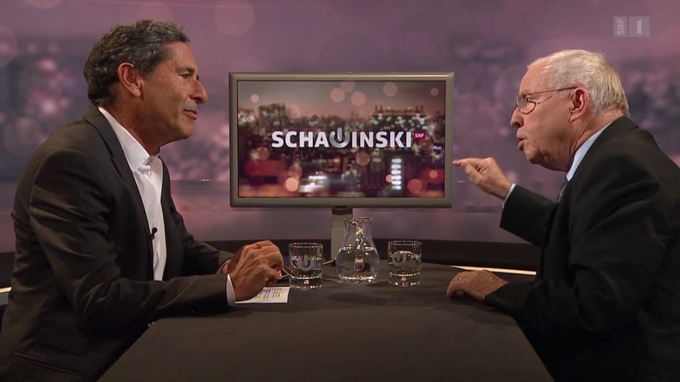 Christoph Blocher bei Schawinski