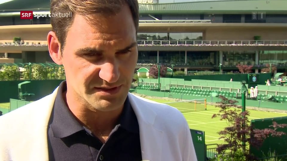 Federer vor dem Wimbledon-Auftakt