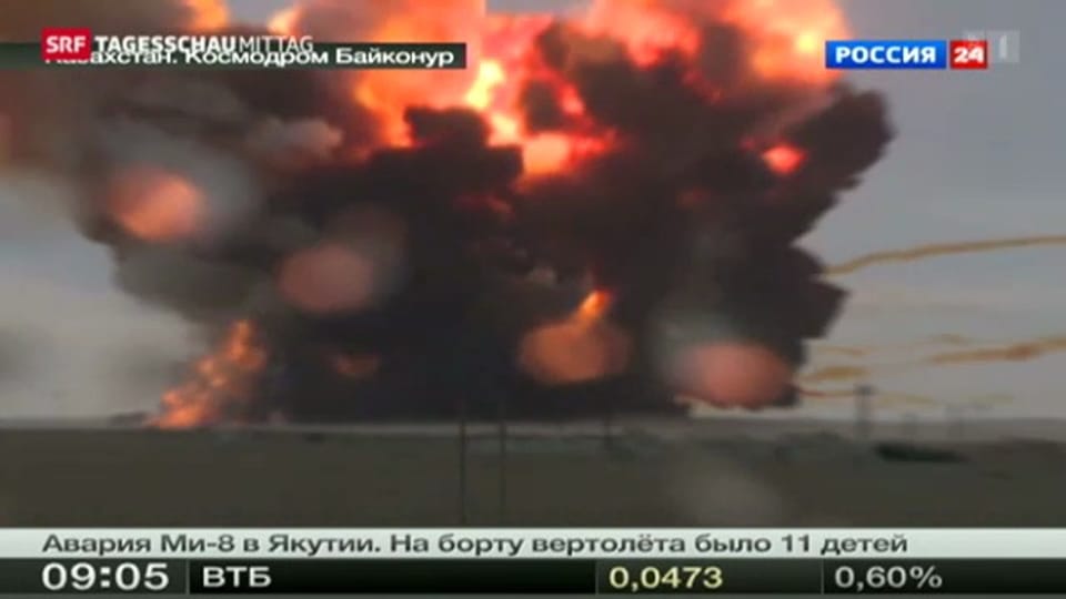 Russische Rakete in Kasachstan abgestürzt