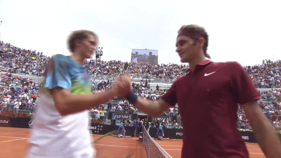 Comeback geglückt: Federer schlägt Zverev