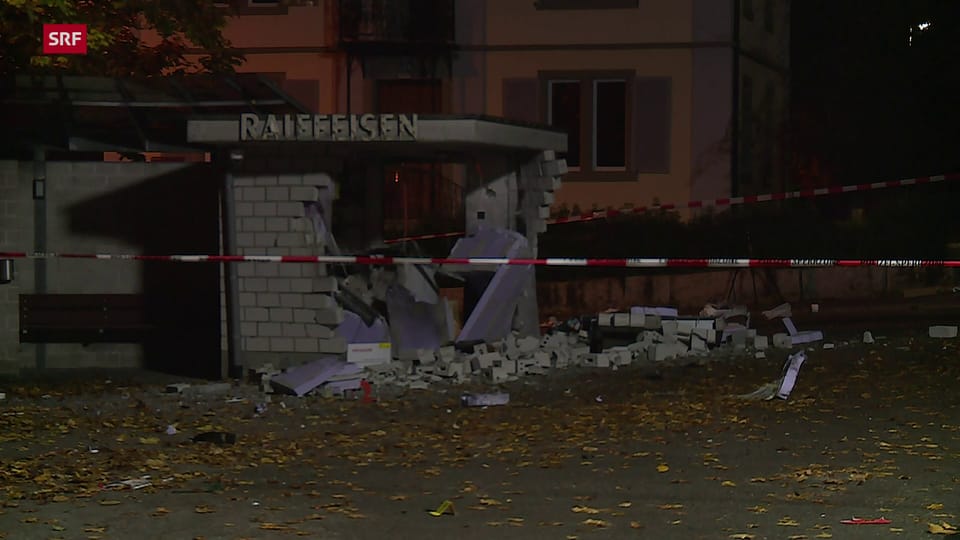 Aus dem Archiv: Bankomat in Egliswil gesprengt