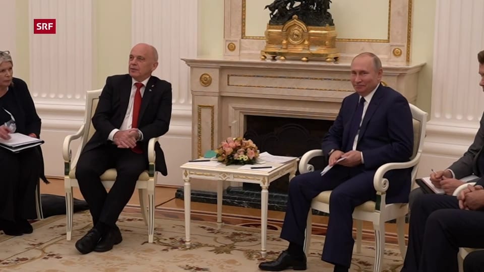 Maurer bei Putin in Moskau (unkommentiert)