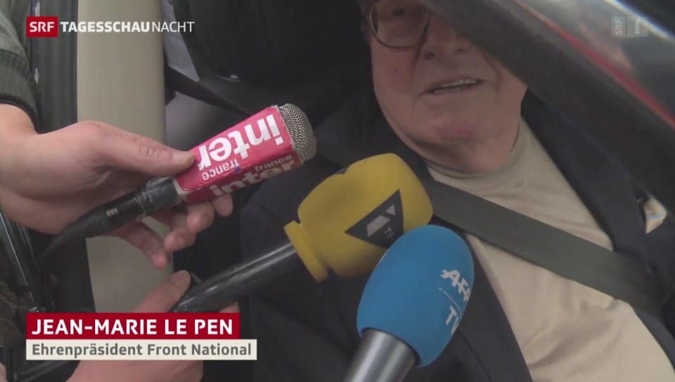 Der Front National suspendiert Jean-Marie Le Pen