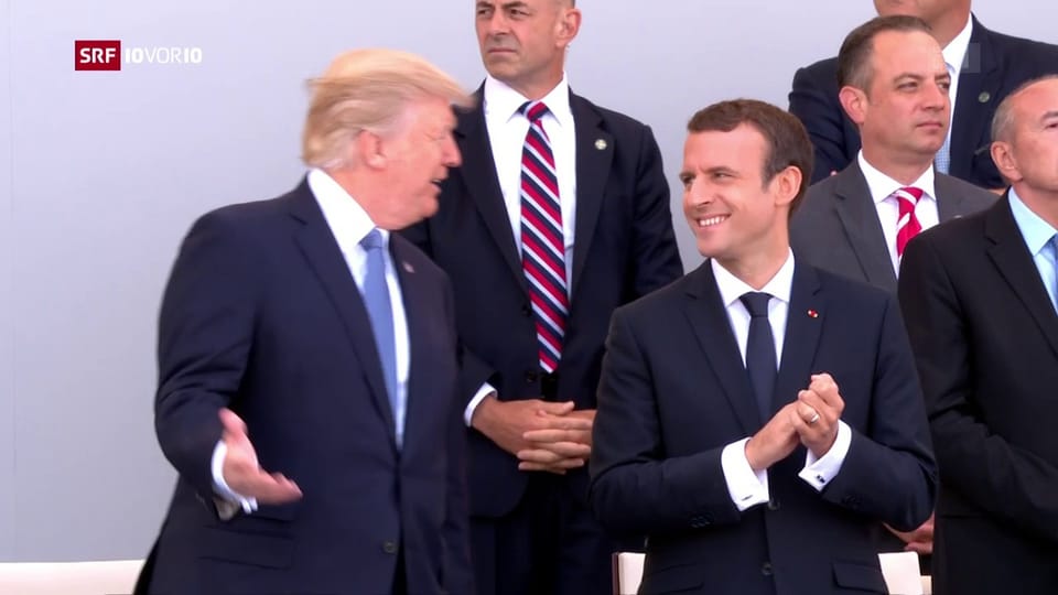 Macron wickelt Trump um den Finger